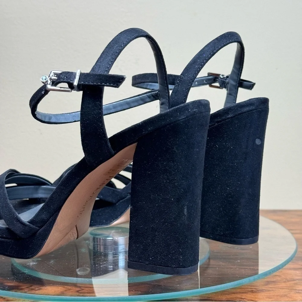 Franco Sarto Damalis Platform Sandal - Black Galaxy - size 8